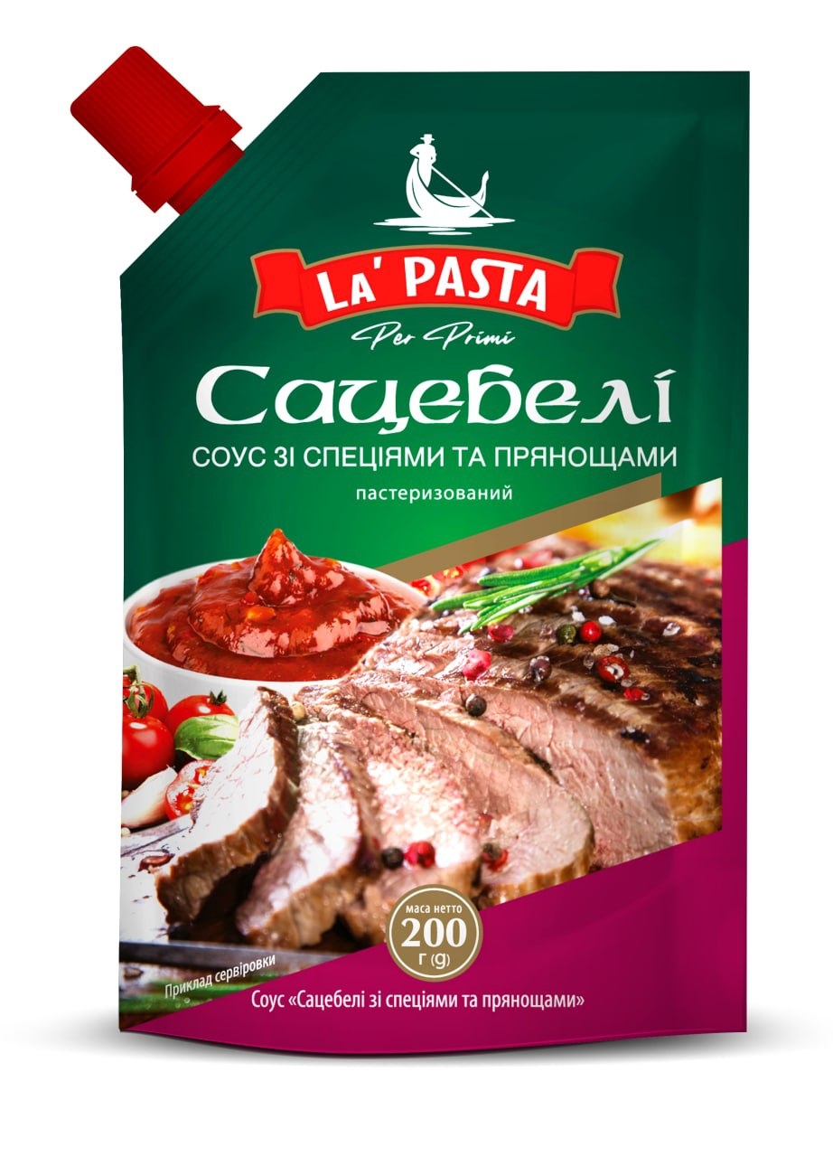 Соус La Pasta 200г Сацебели с пряностями д/п – Цена. Фото. Описание